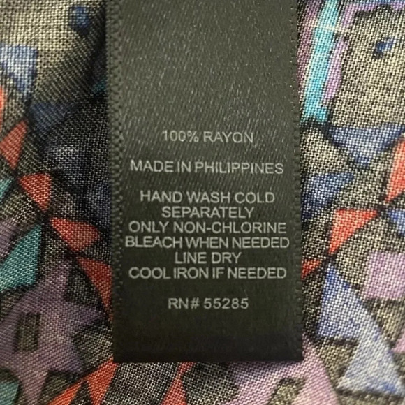 Express Multi Color Tribal Print Wide Leg Jumpsuit Womens Size Medium (555) - Picture 8 of 8